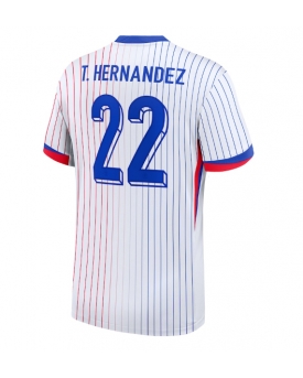 Francia Theo Hernandez #22 Maglia Gara Trasferta Repliche Europei 2024